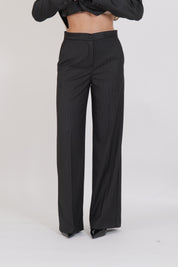 PANTALONE GESSATO ANTRACITE VICOLO