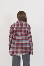 CAMICIA MAY BORDEAUX/AZZURRA