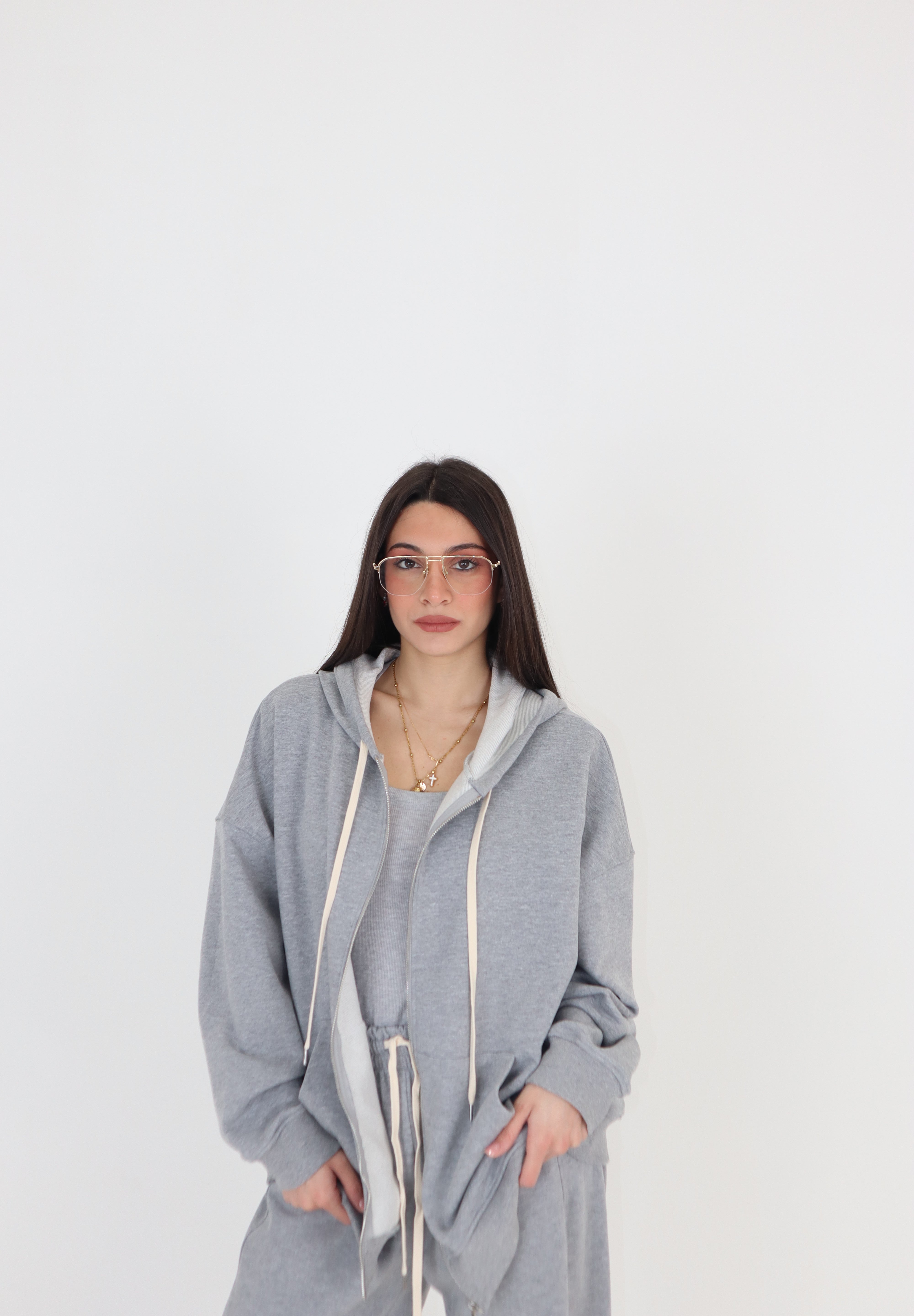 FELPA COLORS GRIGIO