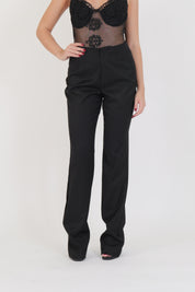 PANTALONE NERO MAR DE MARGARITAS