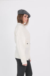 PULLOVER OFF WHITE AKEP