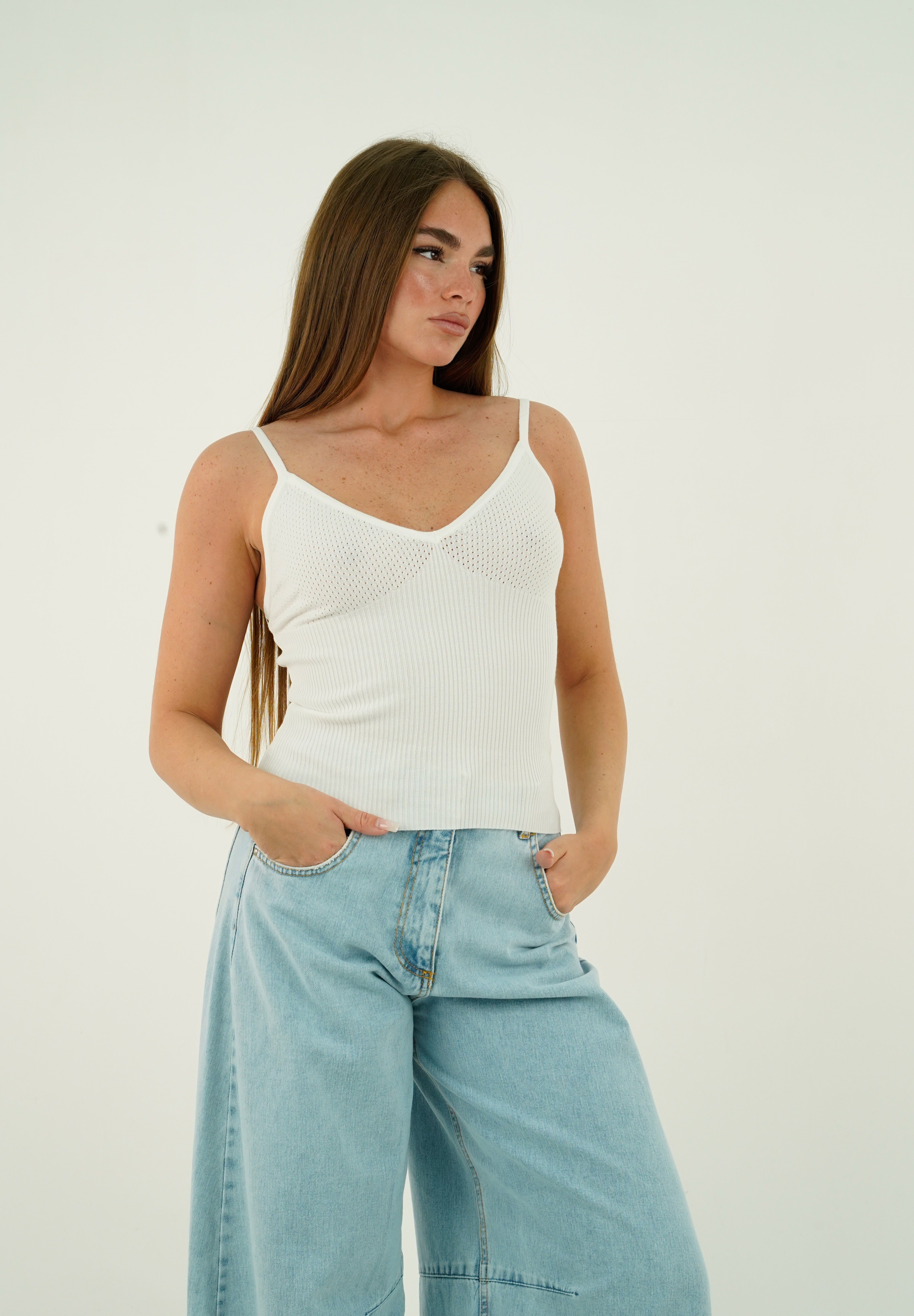 TOP TRIANGLE BIANCO