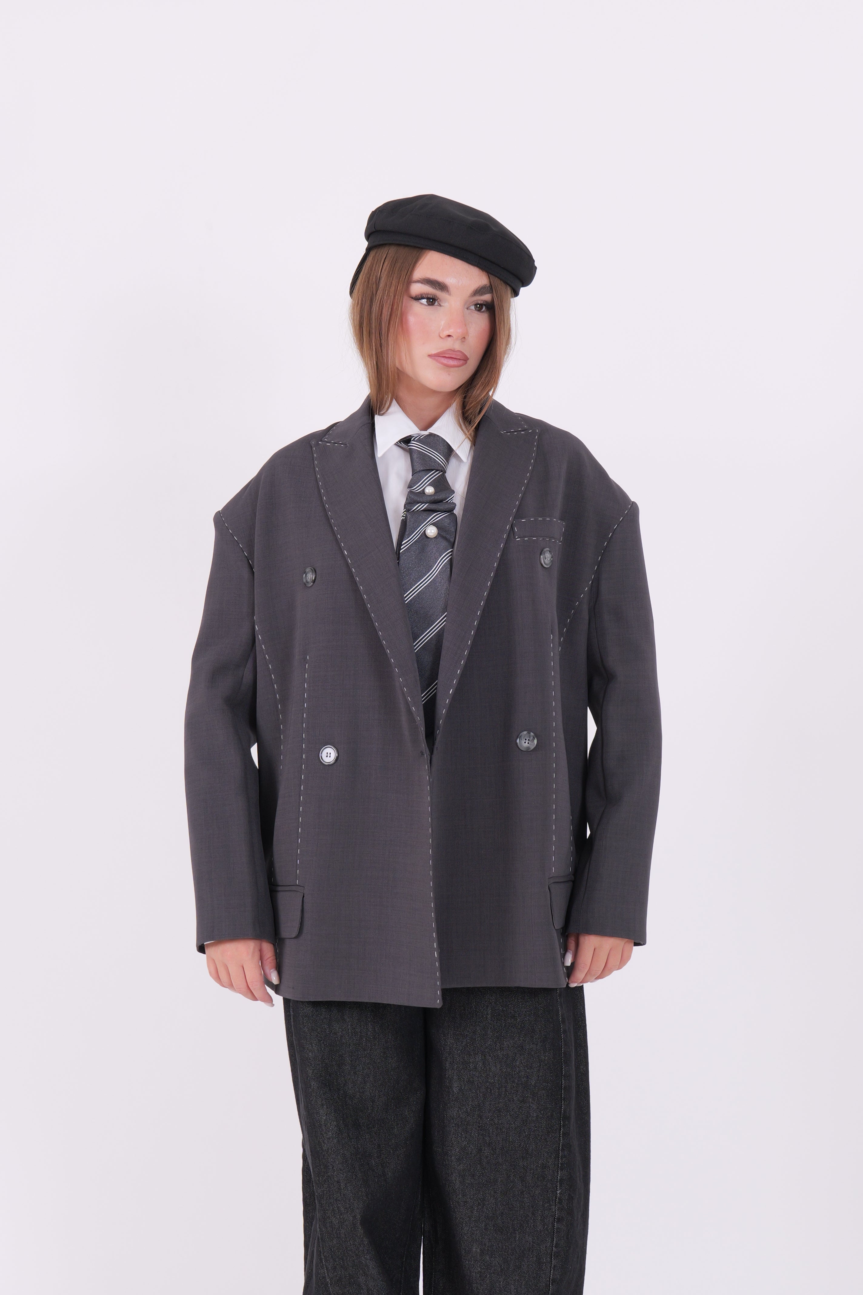 BLAZER CAROLINE GRIGIO SCURO