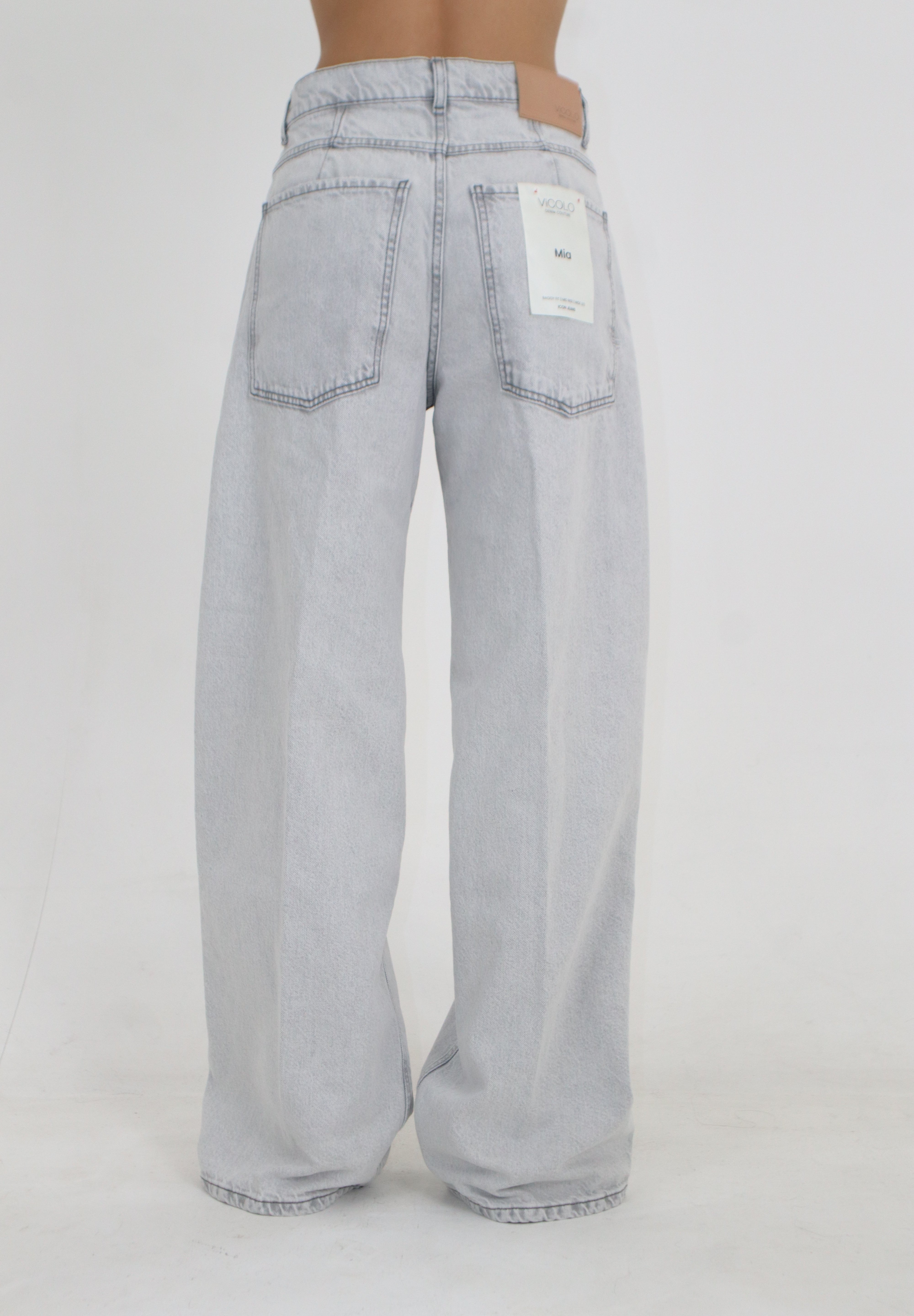 JEANS MIA GRIGIO