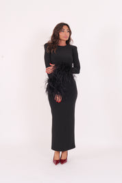 DRESS TEIDE LONG NERO