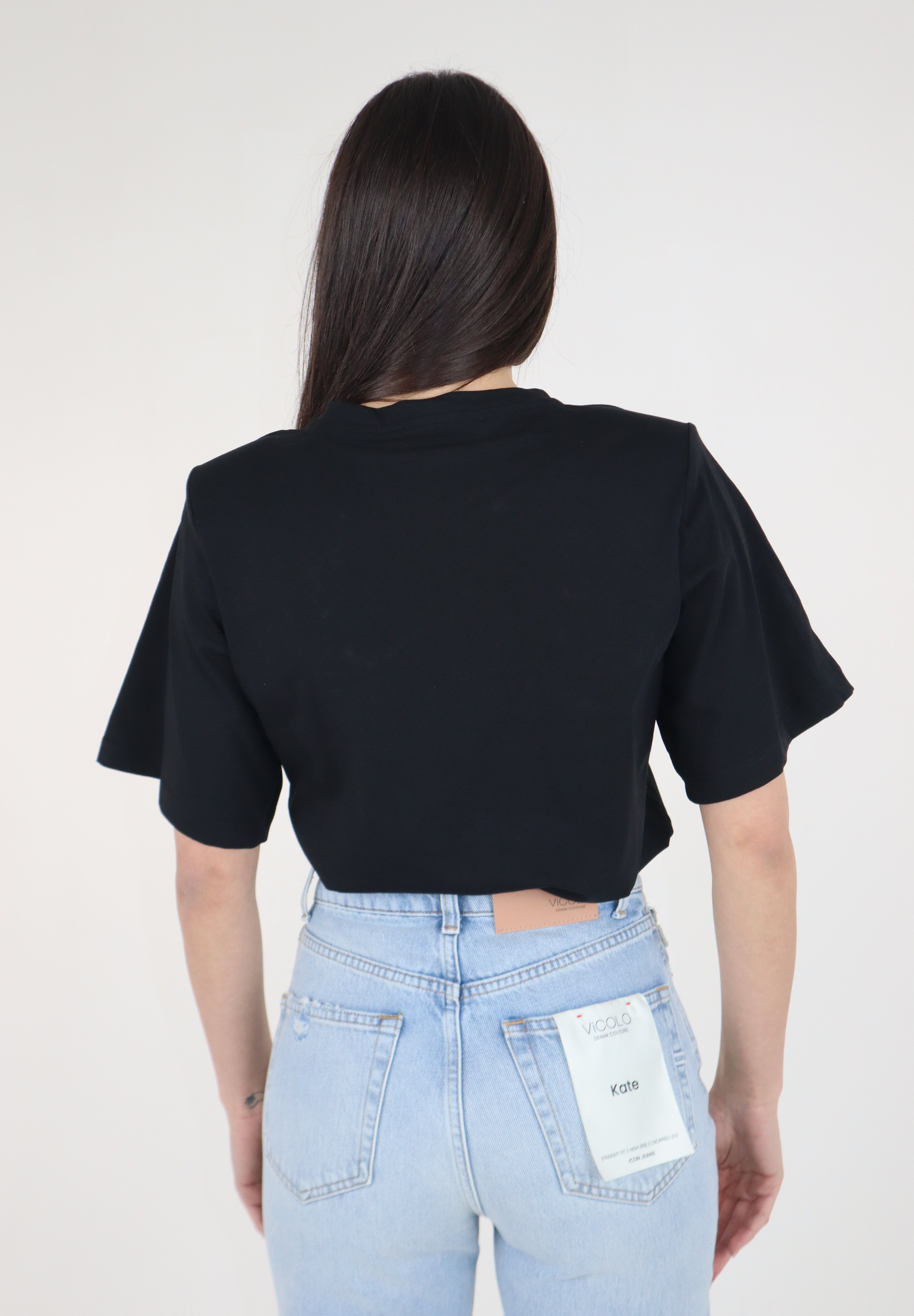 T-SHIRT SPALLINE BODY NERO