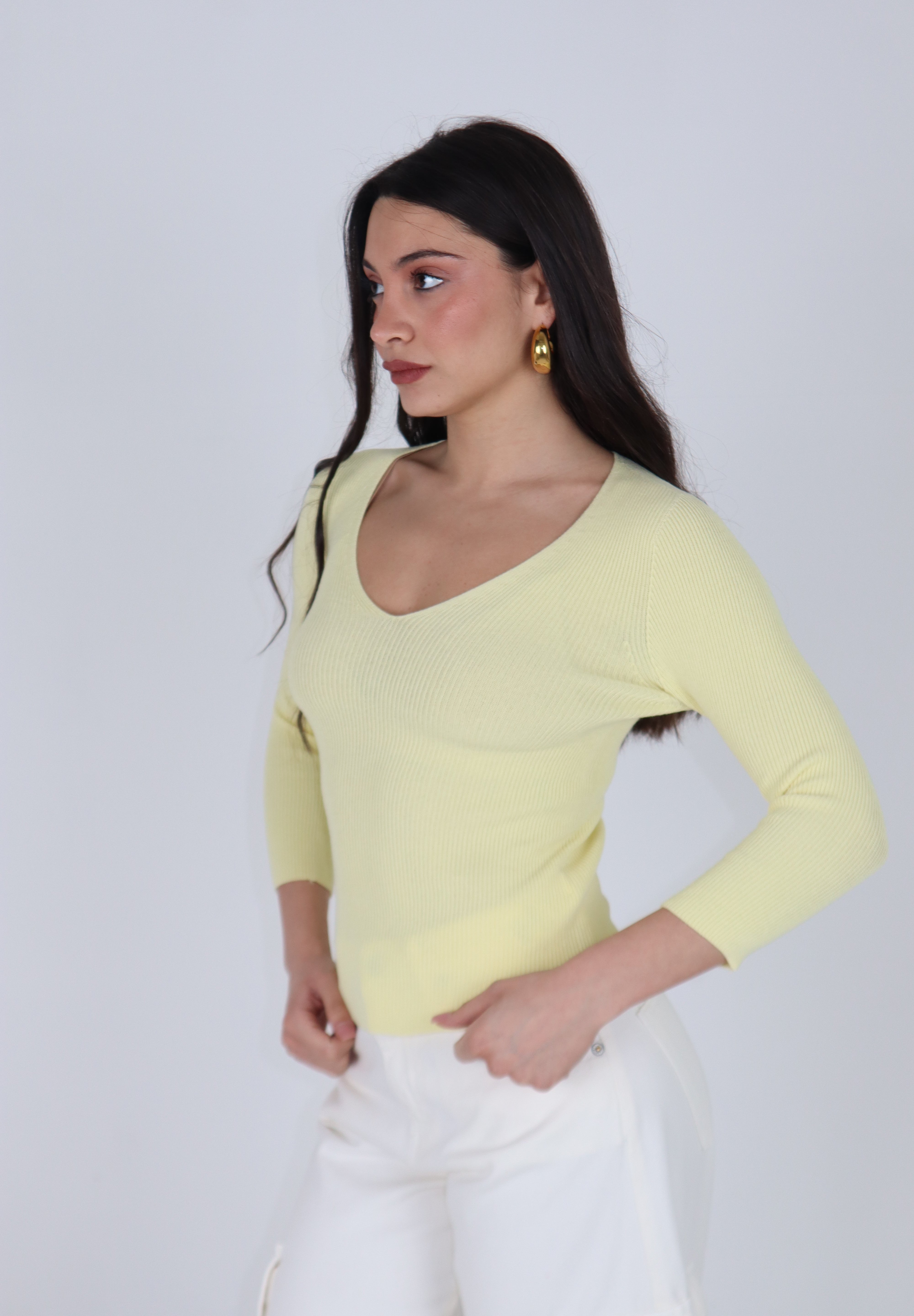 MAGLIA SOREA GIALLO