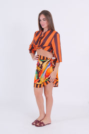 MINI GONNA PAREO PAPAYA