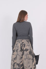 MAGLIA COSTINE MANICA GUANTO GRIGIO