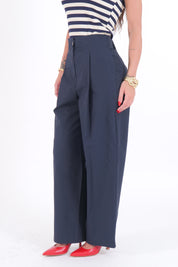 PANTALONE COTTON BLU NAVY