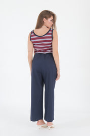 JUMPSUIT BORDEAUX BLU E CELESTE
