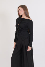 CAMICIA SHIFFER NERA