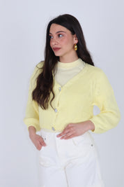 CARDIGAN SUMMER GIALLO