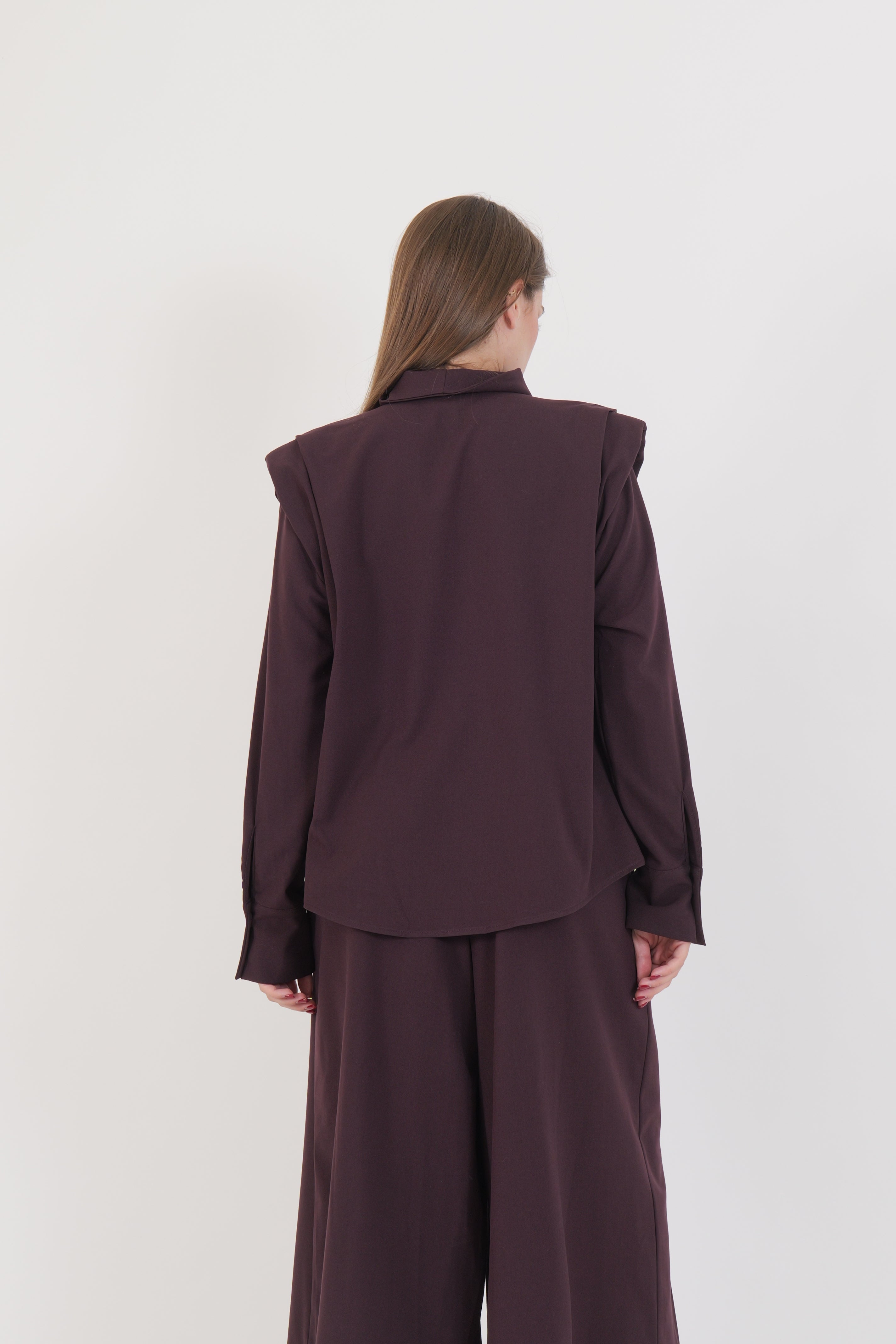 CAMICIA MARANT BORDEAUX