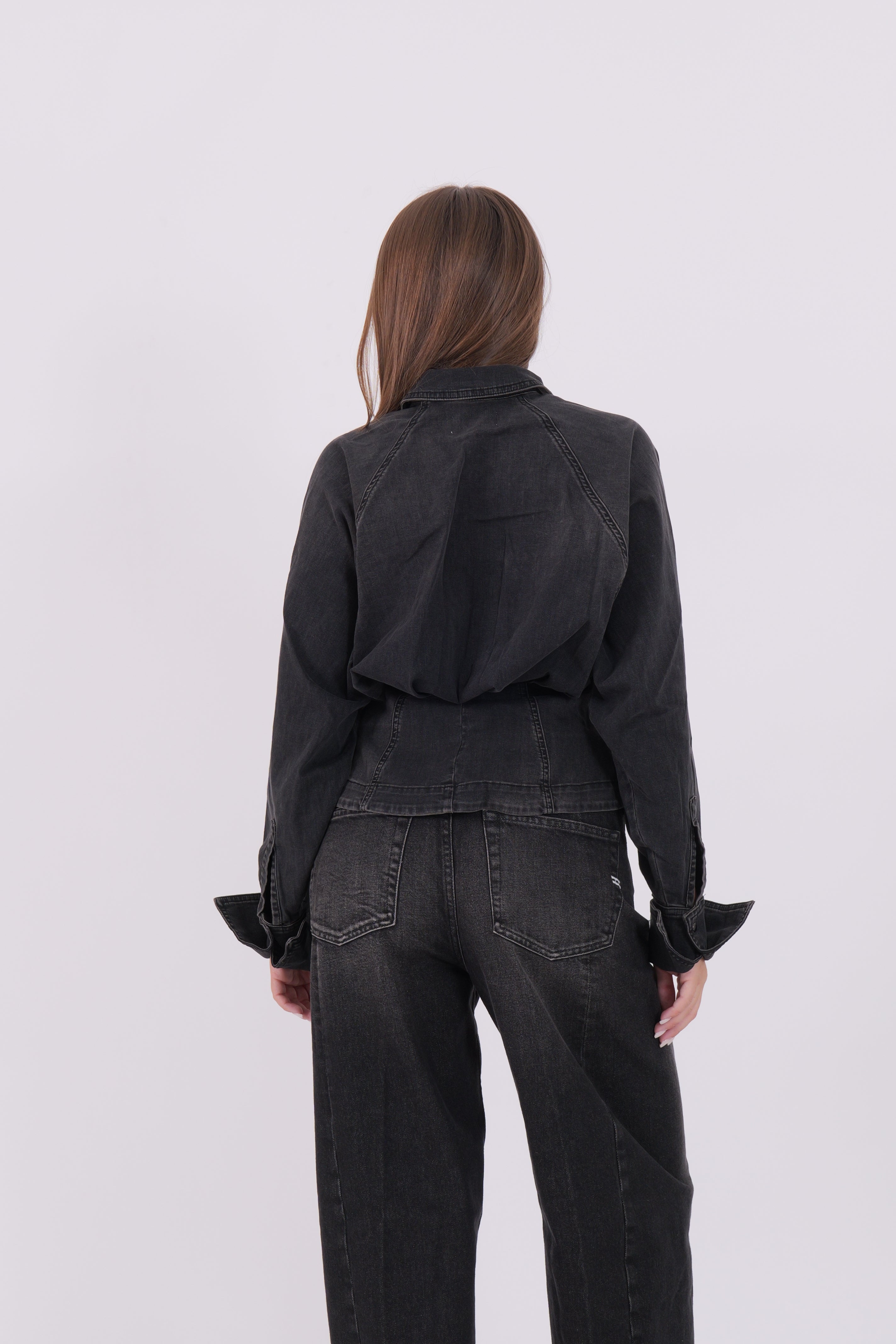 CAMICIA DENIM NERO