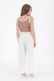 JUMPSUIT BIANCA VIOLA E CAMMELLO