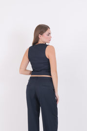 GILET MONOPETTO BLU MAR DE MARGARITAS