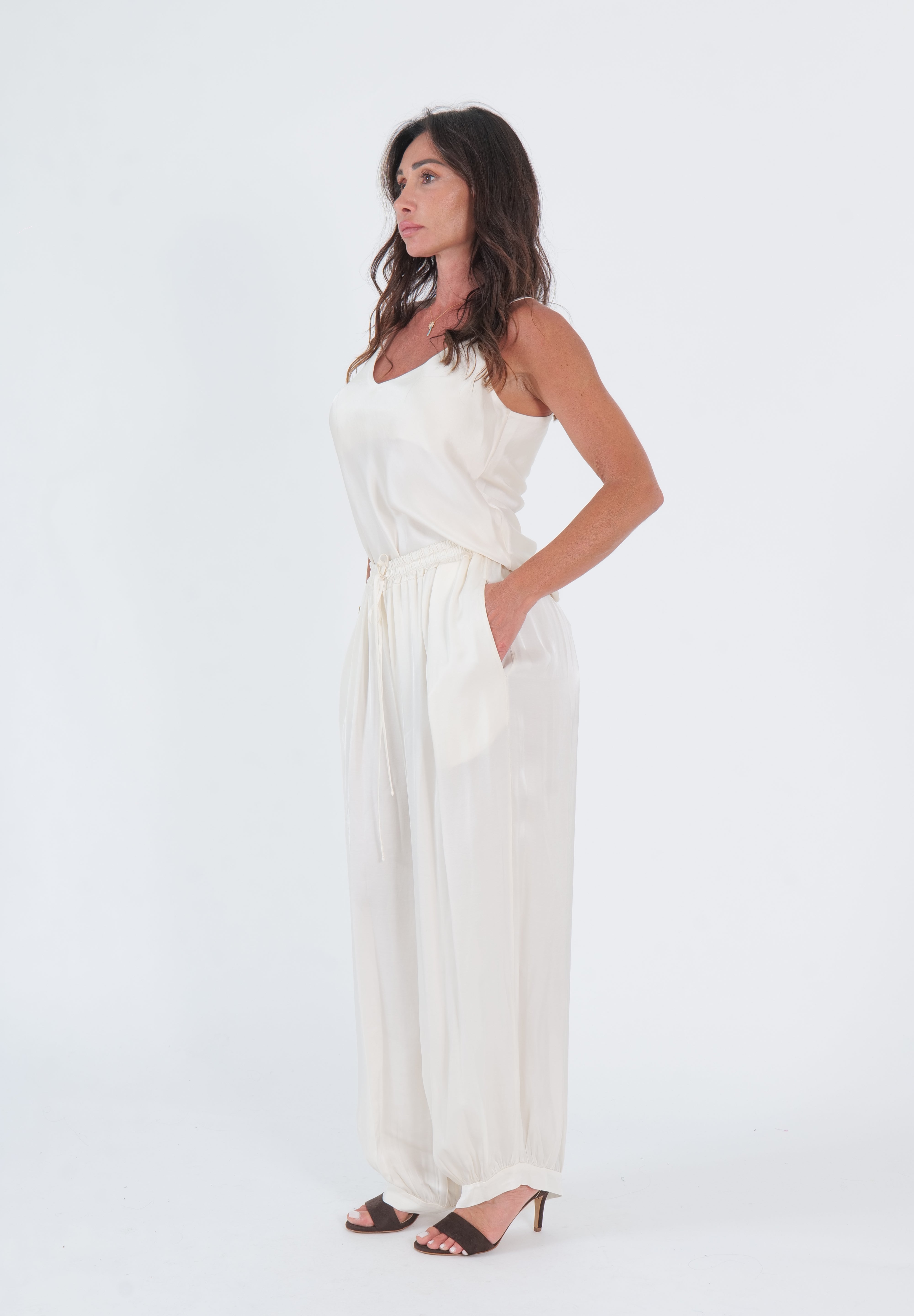 CANOTTA SATIN PANNA