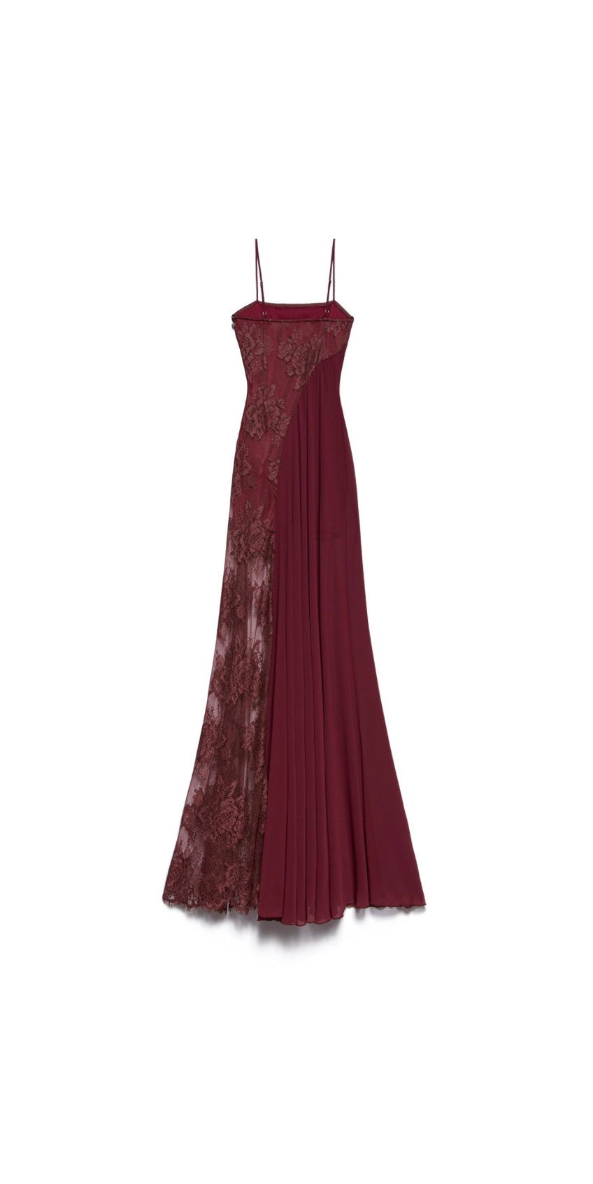 LONG DRESS NOA BURGUNDY