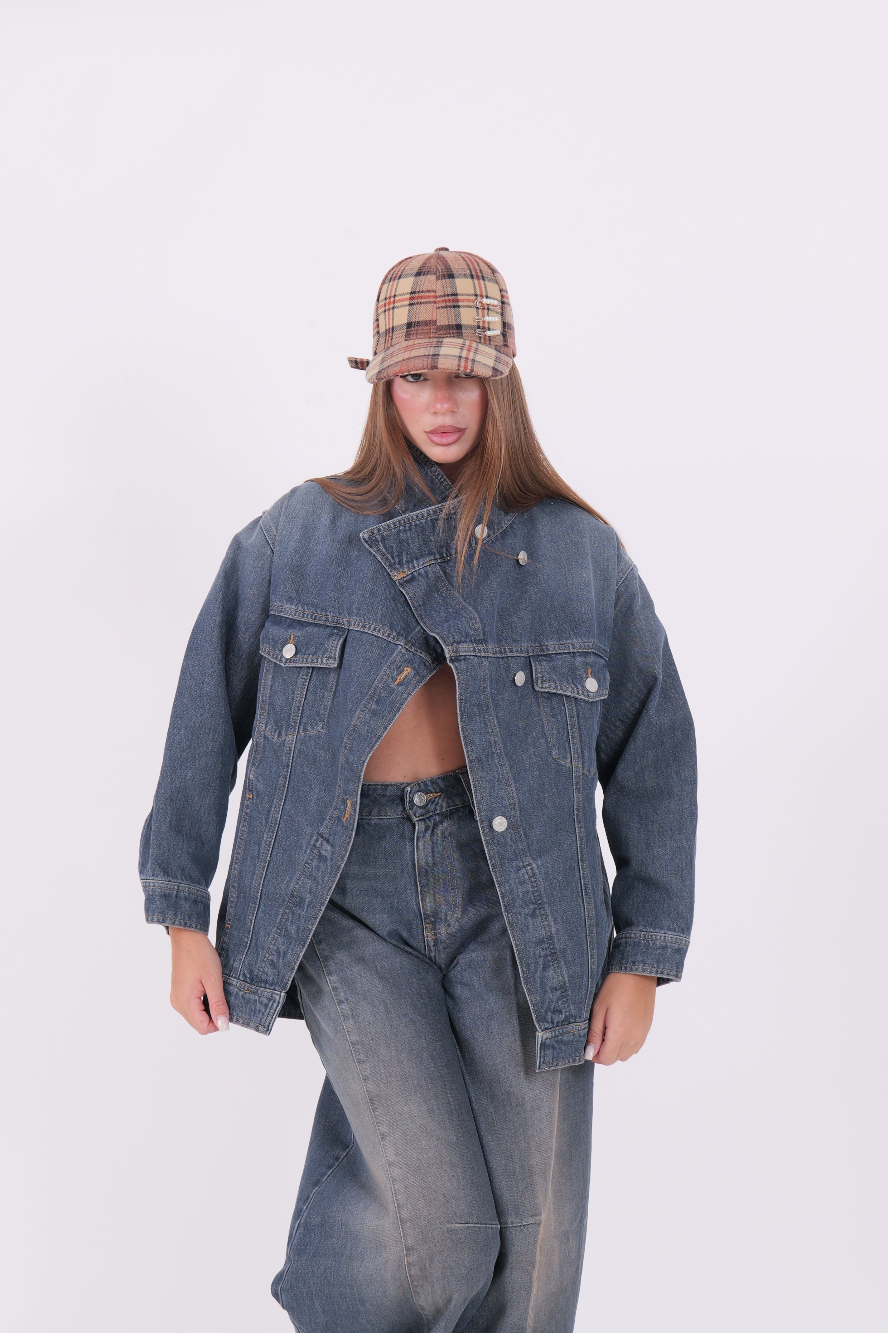 GIACCA WILLA DENIM BLU