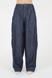 PANTALONE DENIM CARGO