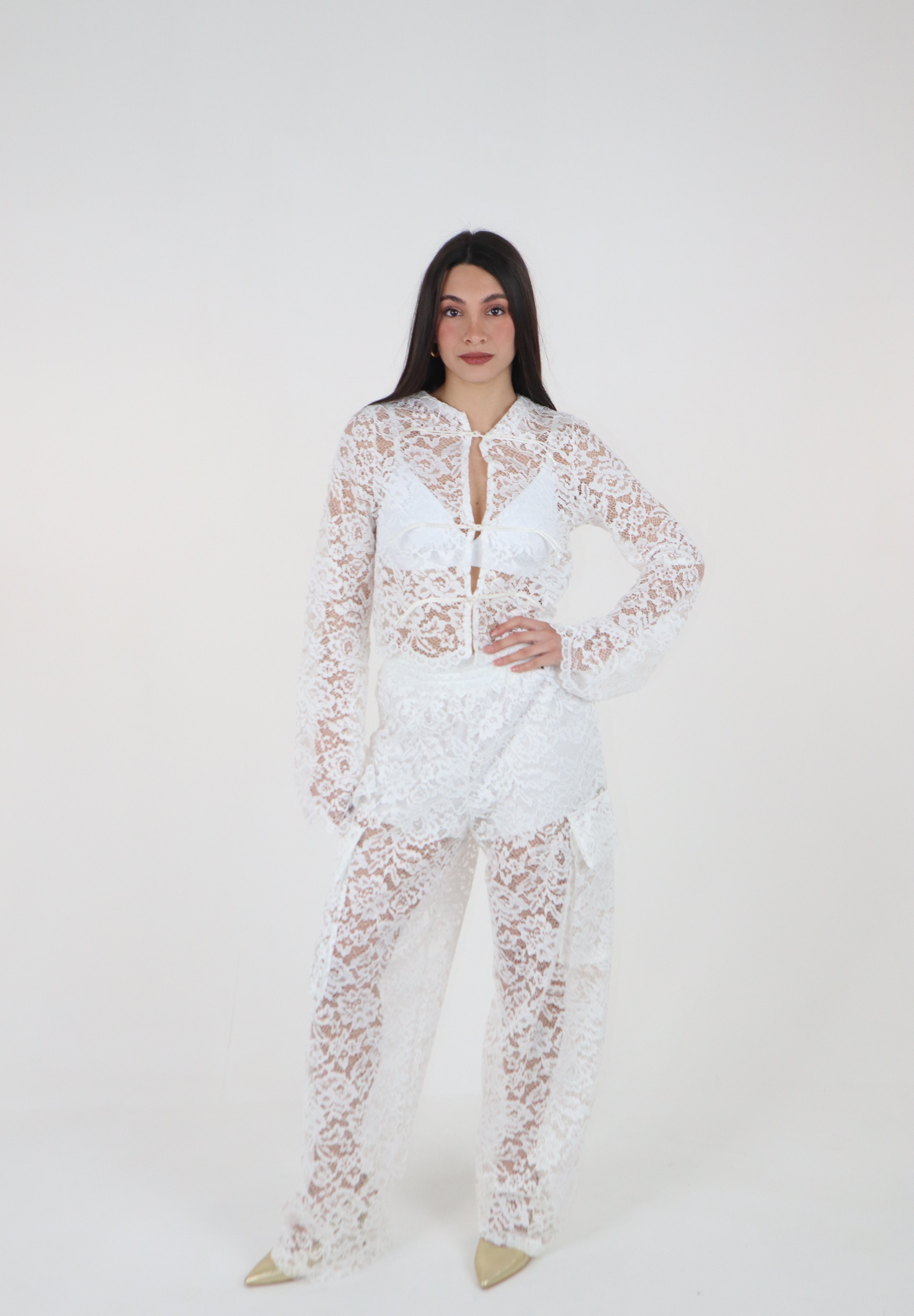 PANTALONI PIZZO