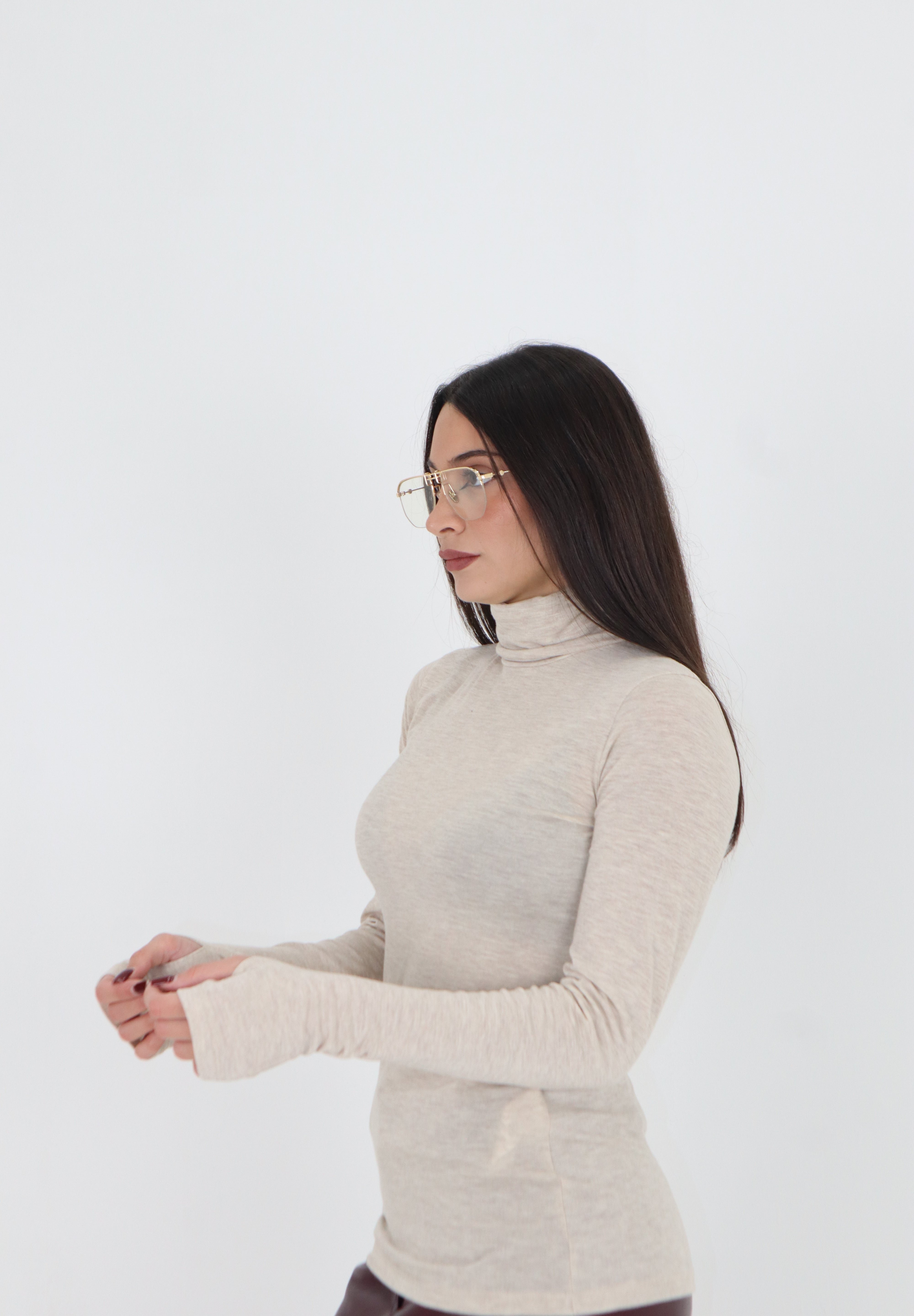 MAGLIA BASIC COLLO ALTO