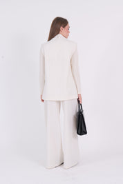 PANTALONE GESSATO DIXIE PANNA