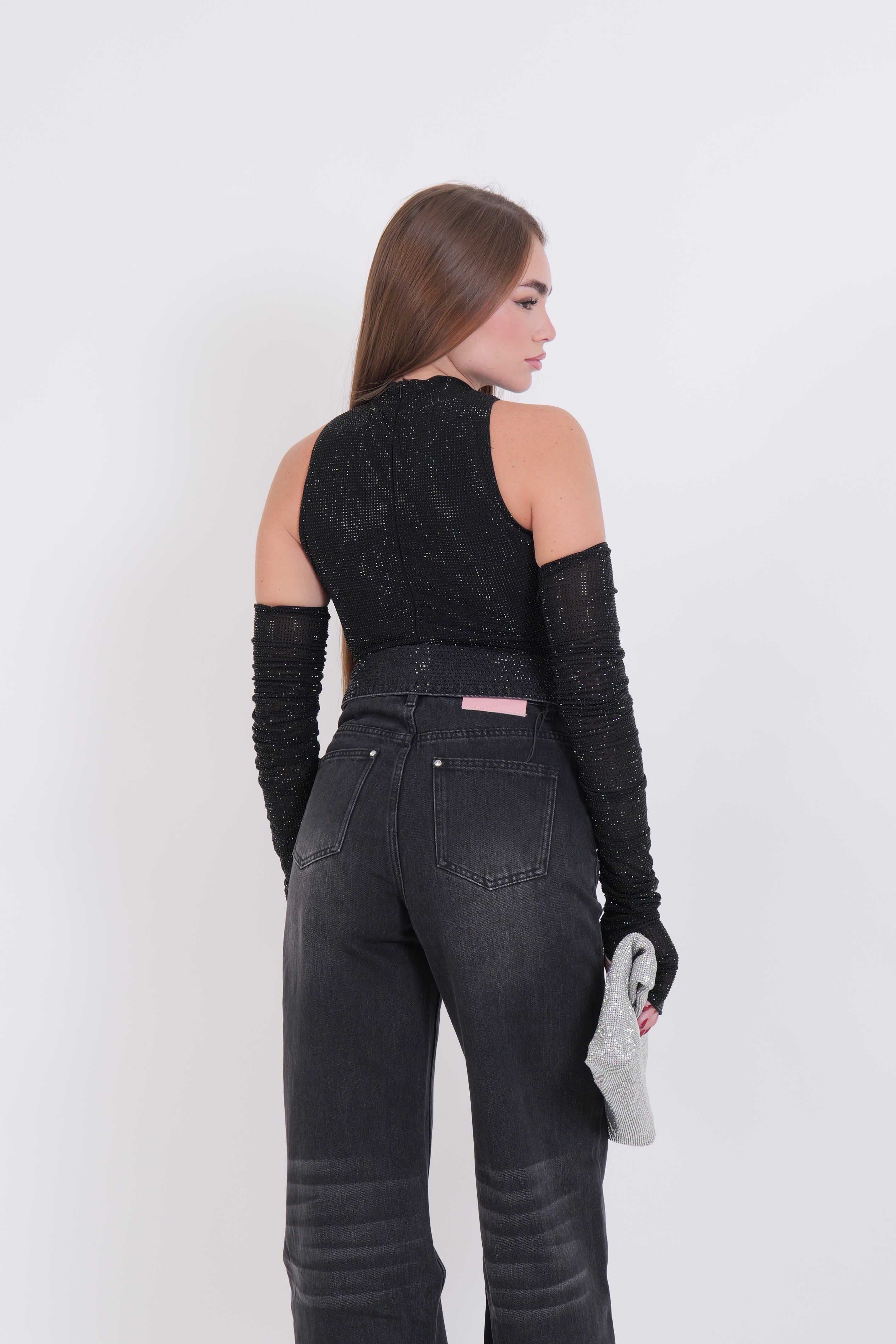 BODY TRAVA WITH GLOVE NERO