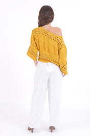 PANTALONE BIANCO LINEN