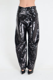 PANTALONE BALLON IN PAILLETTES