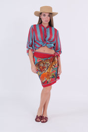 MINIGONNA PAREO TIGRE INDIA