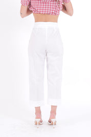 PANTALONE CAPRI BIANCO