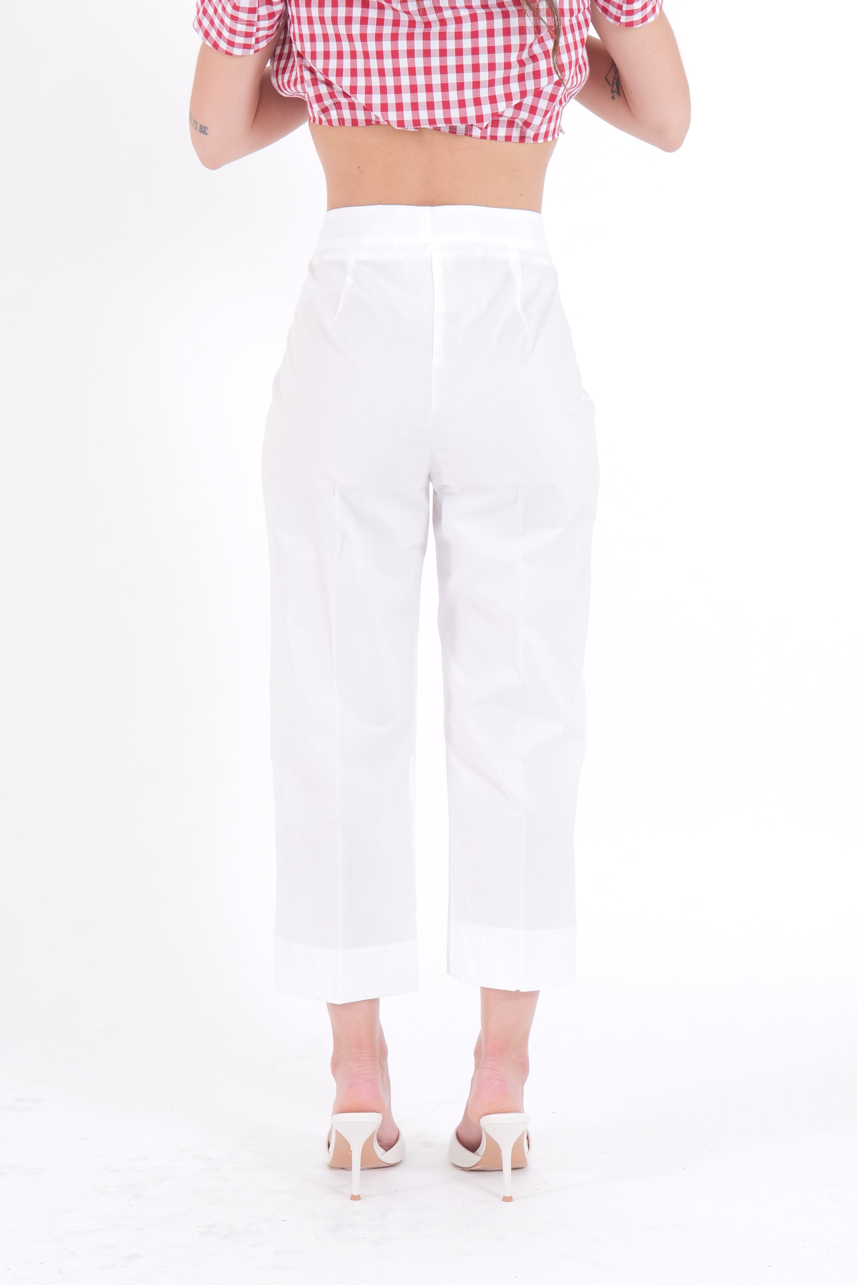 PANTALONE CAPRI BIANCO