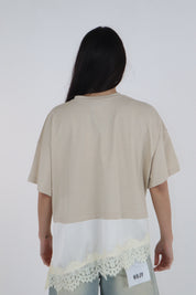 T-SHIRT DIX BEIGE