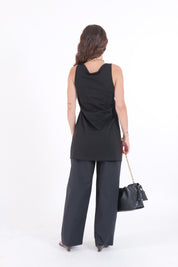PANTALONE COTTON NERO