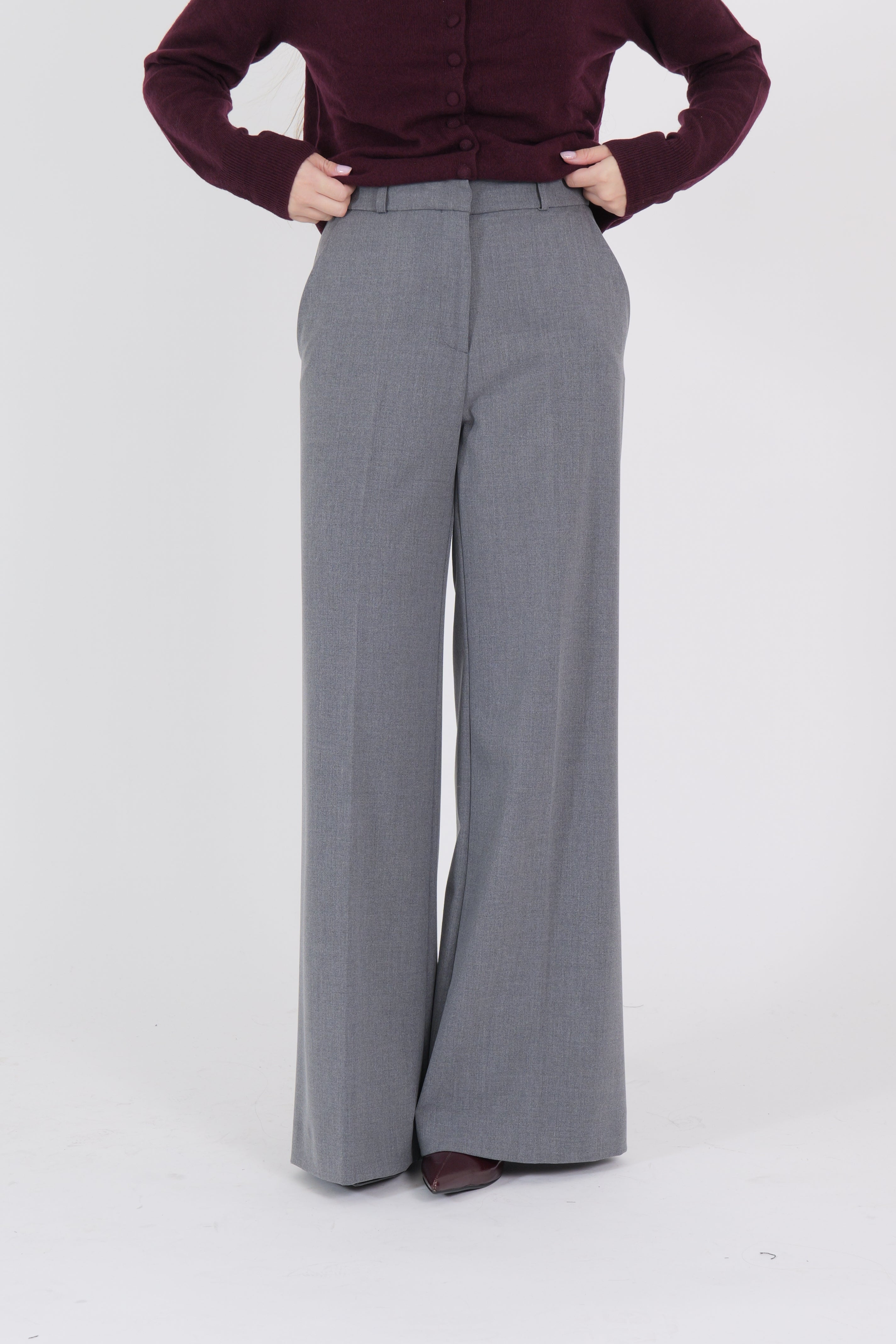 PANTALONE ANA PALAZZO GRIGIO HAVEONE