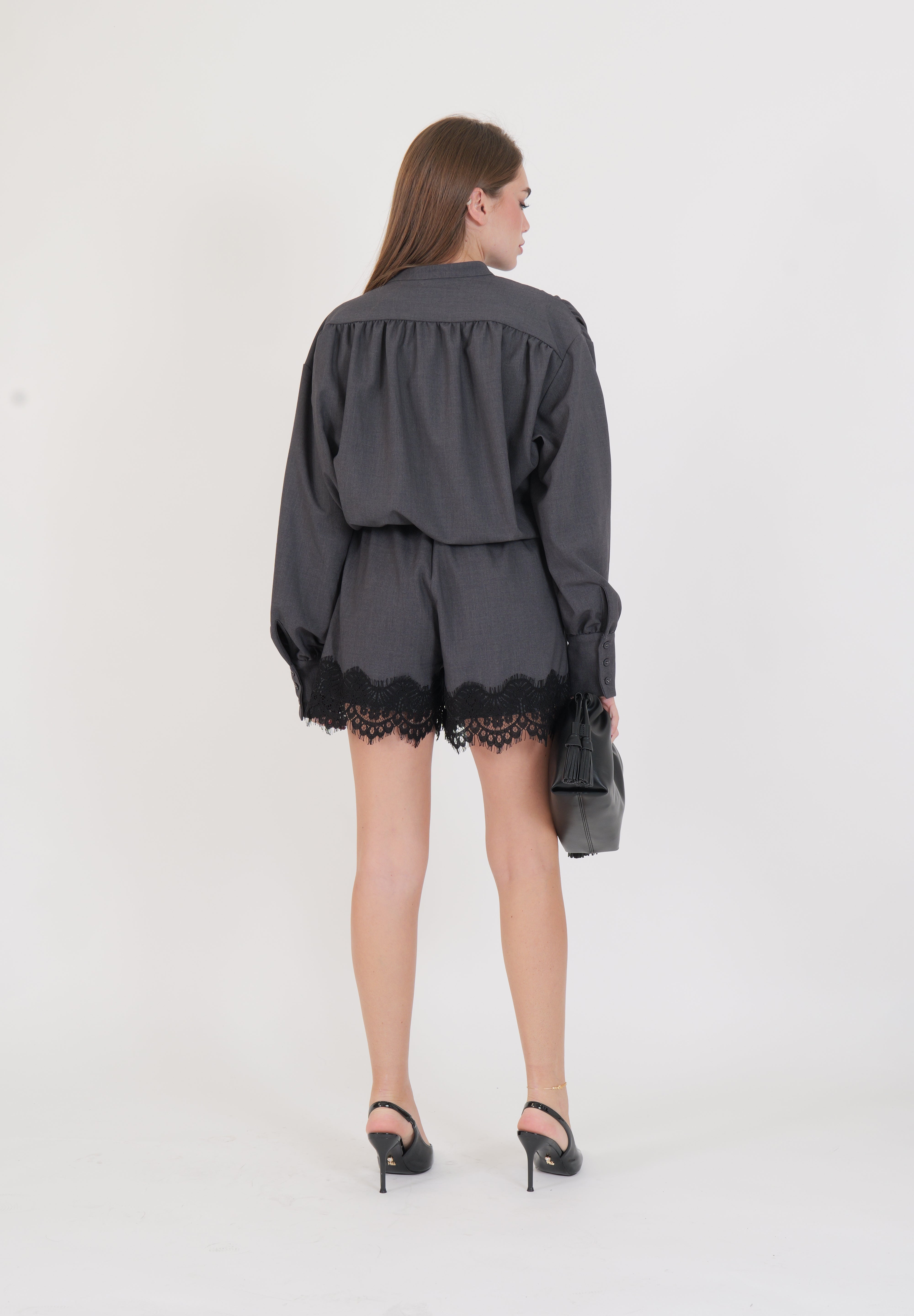 MINI JUMPSUITE PIZZO ANTRACITE