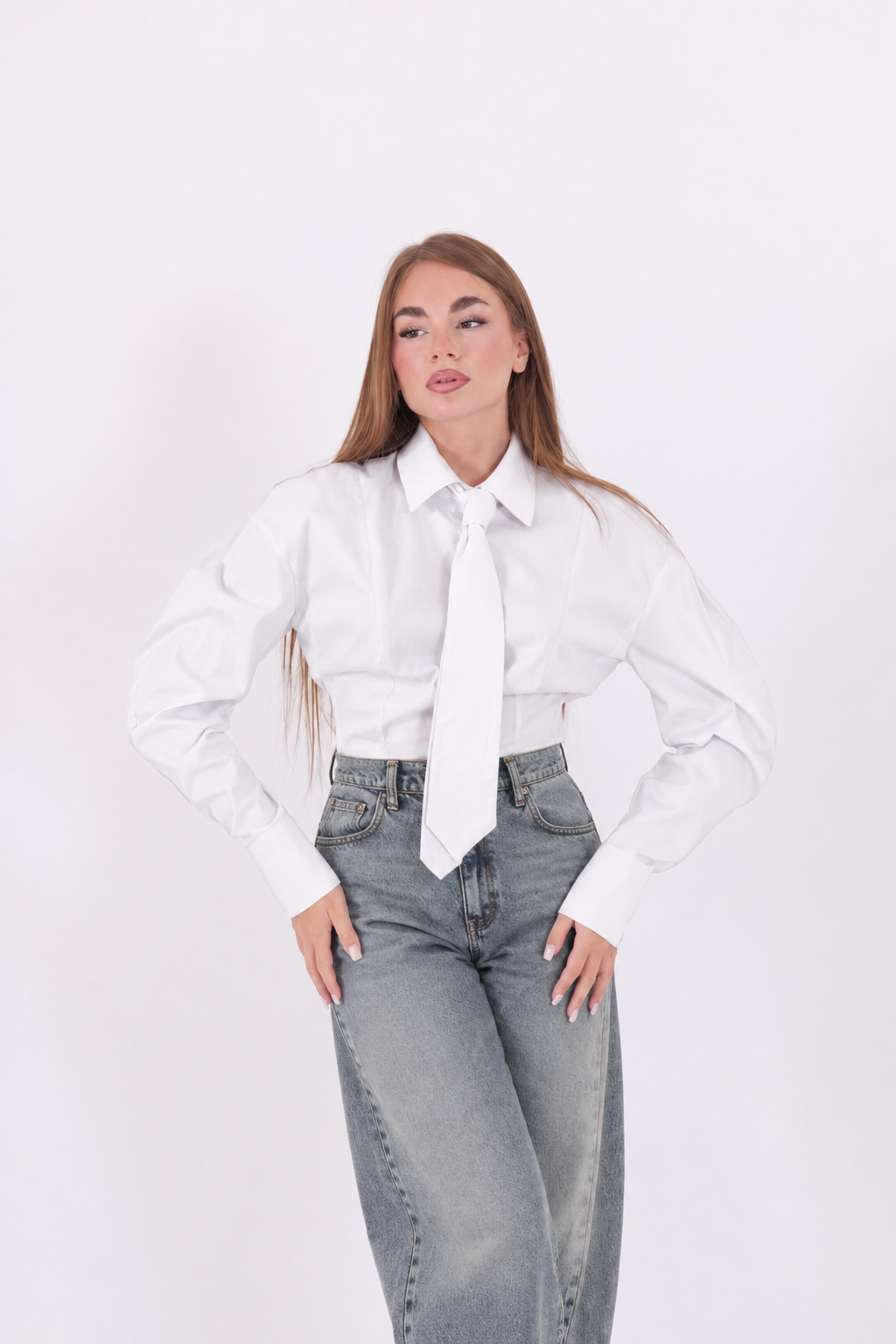 CAMICIA CRAVATTA BIANCA