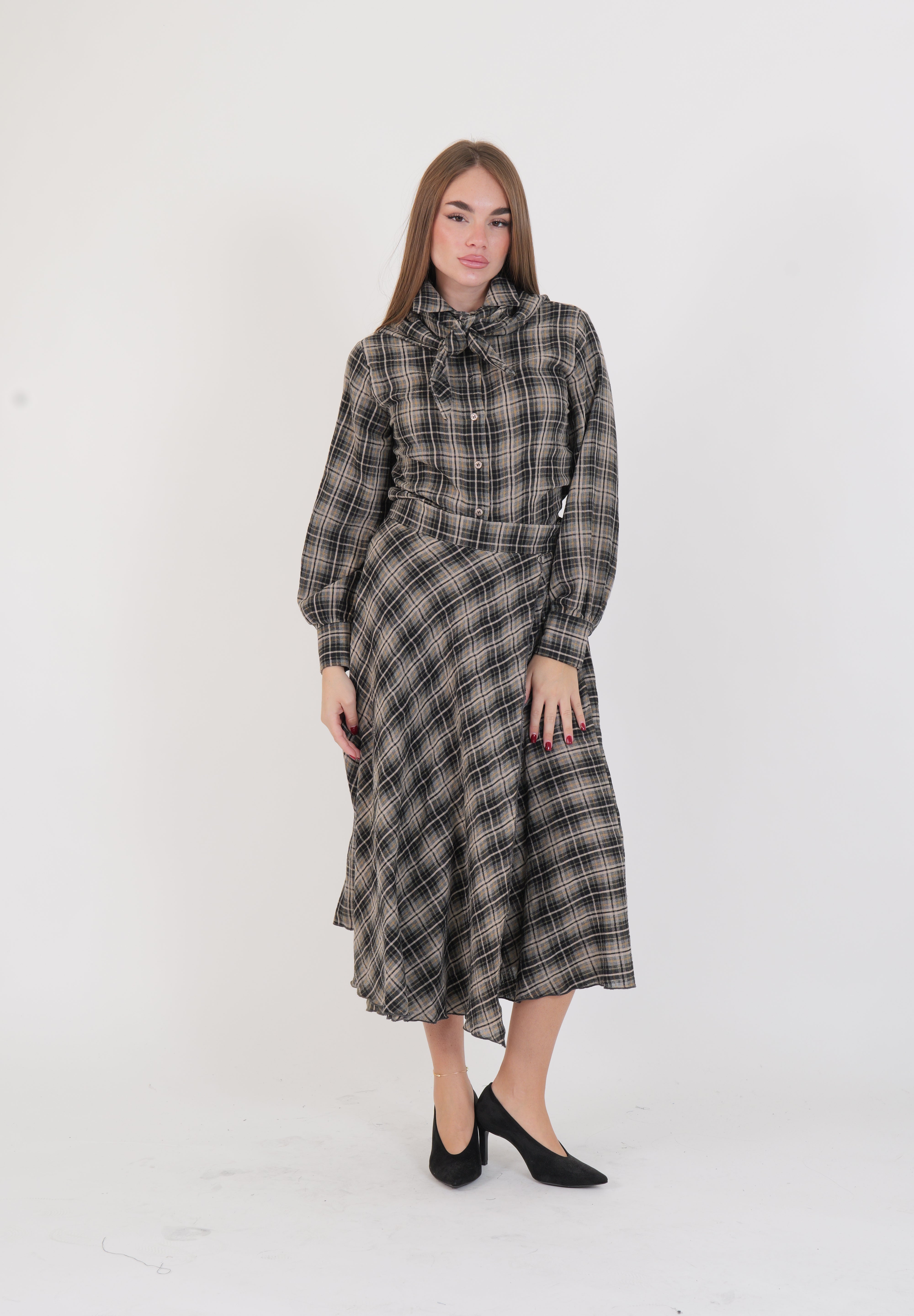 CAMICIA QUADRI FOULARD