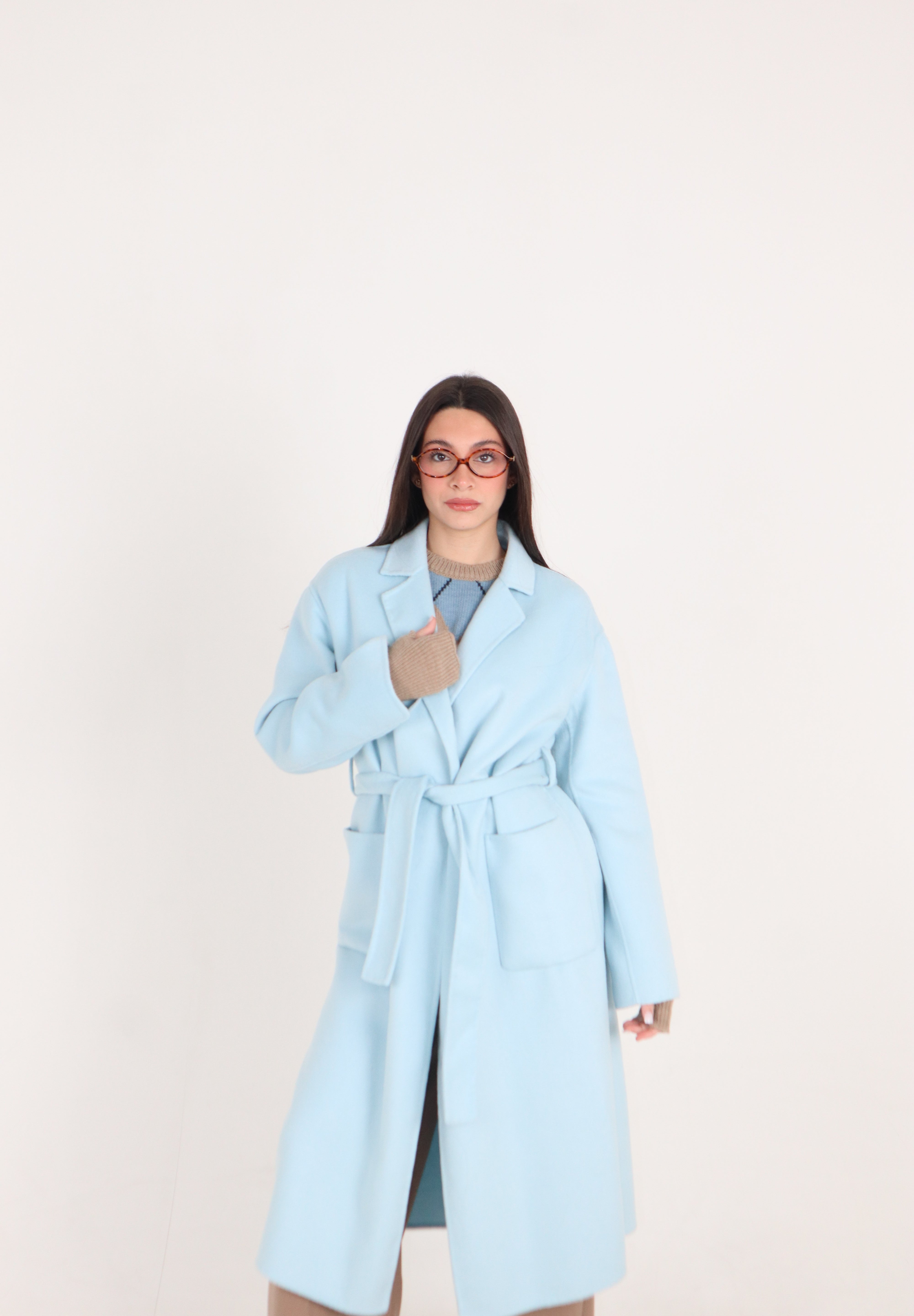 CAPPOTTO SOFT PASTEL AZZURRO