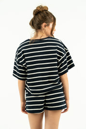 MAGLIA BICOLOR N• 5 BLU