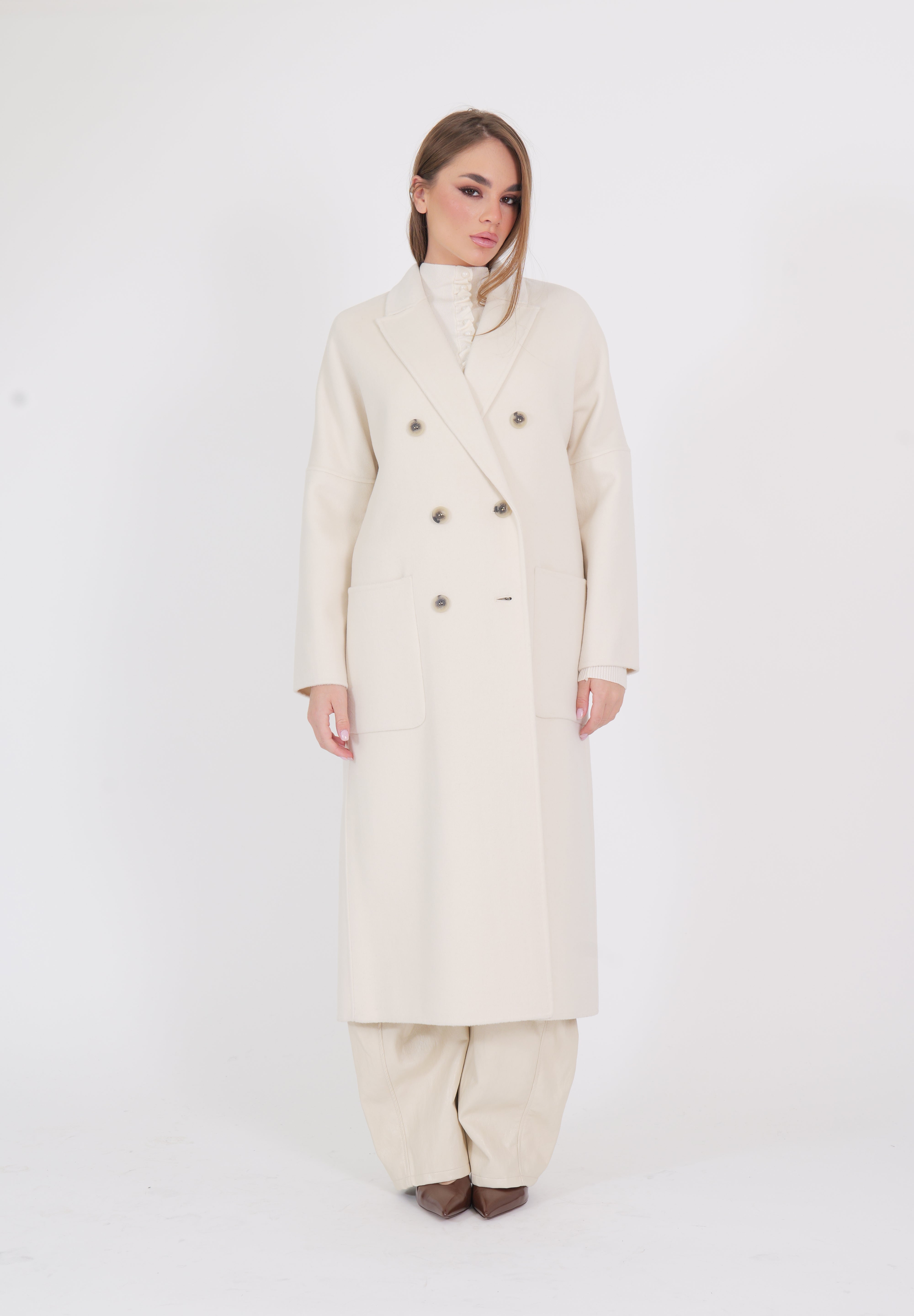 CAPPOTTO 6 BOTTONI BURRO