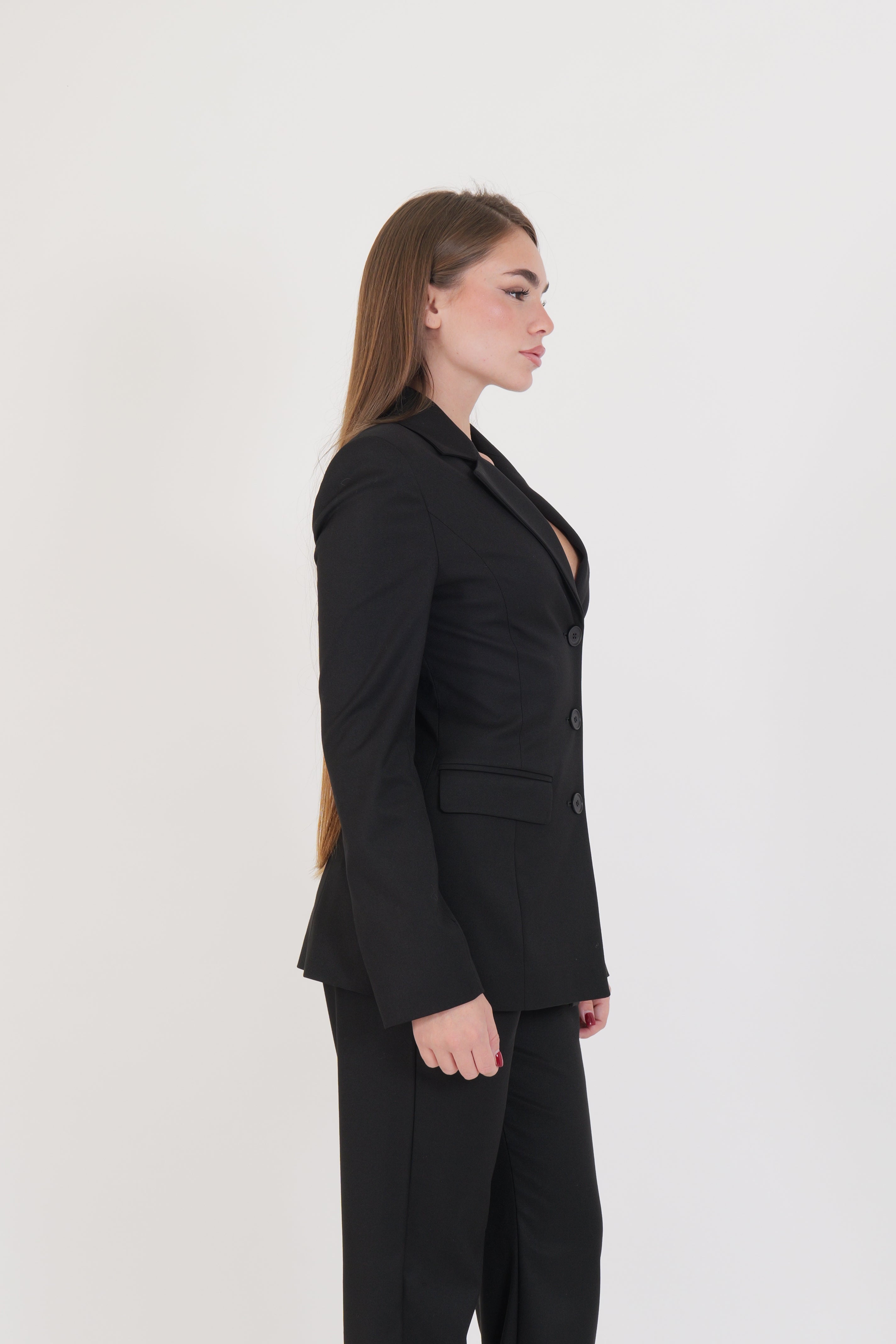 BLAZER MONOPETTO BLACK