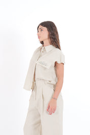 CAMICIA LINEN SABBIA