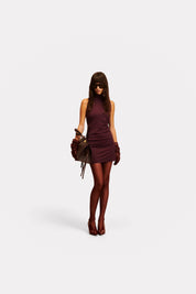DRESS SOLEN RUBY NOIR