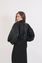 GIACCA IN PELLE NERO