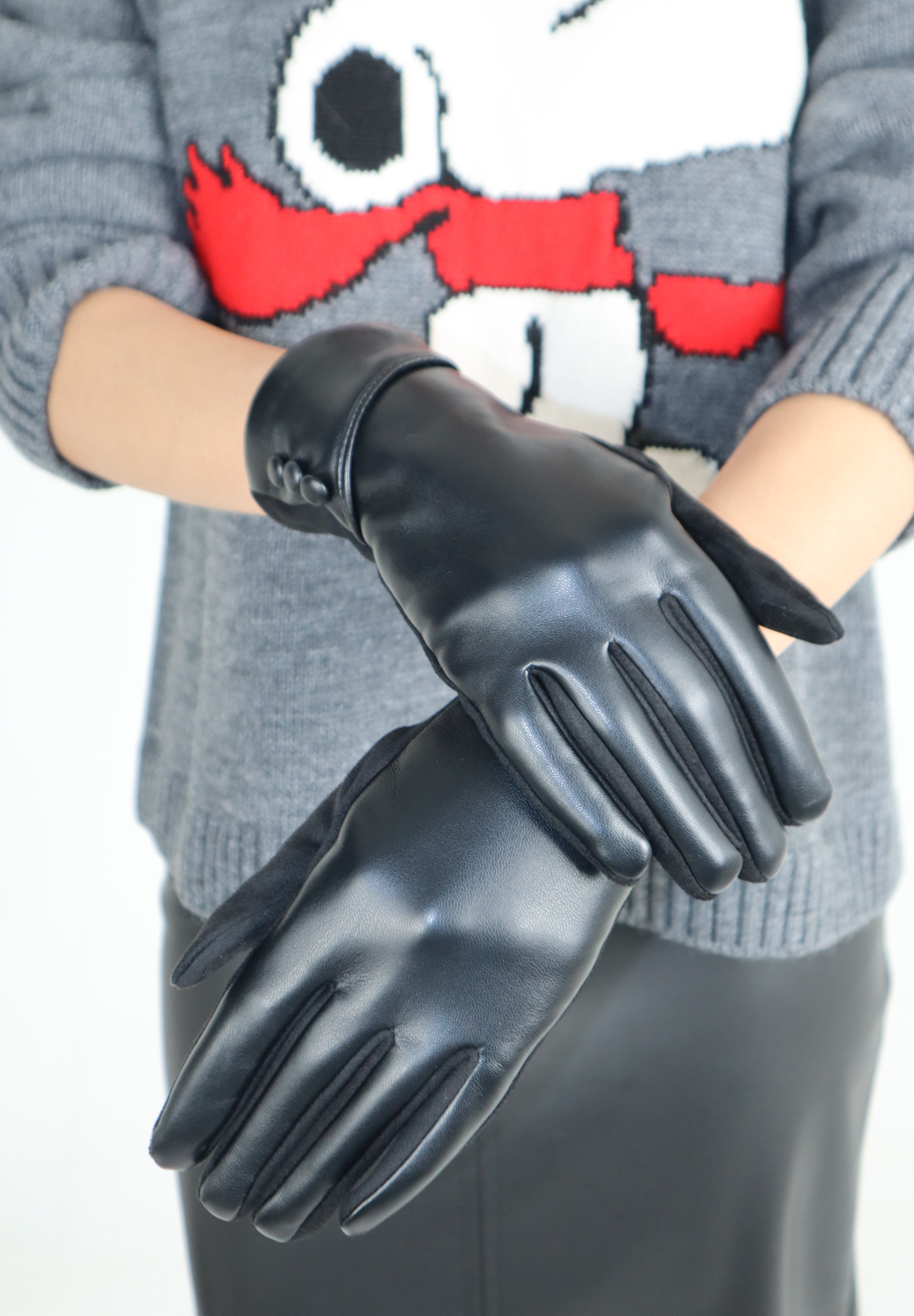 GUANTI SIMILPELLE E SUEDE