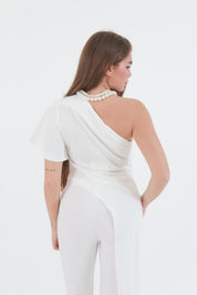 TOP MONOSPALLA BIANCO