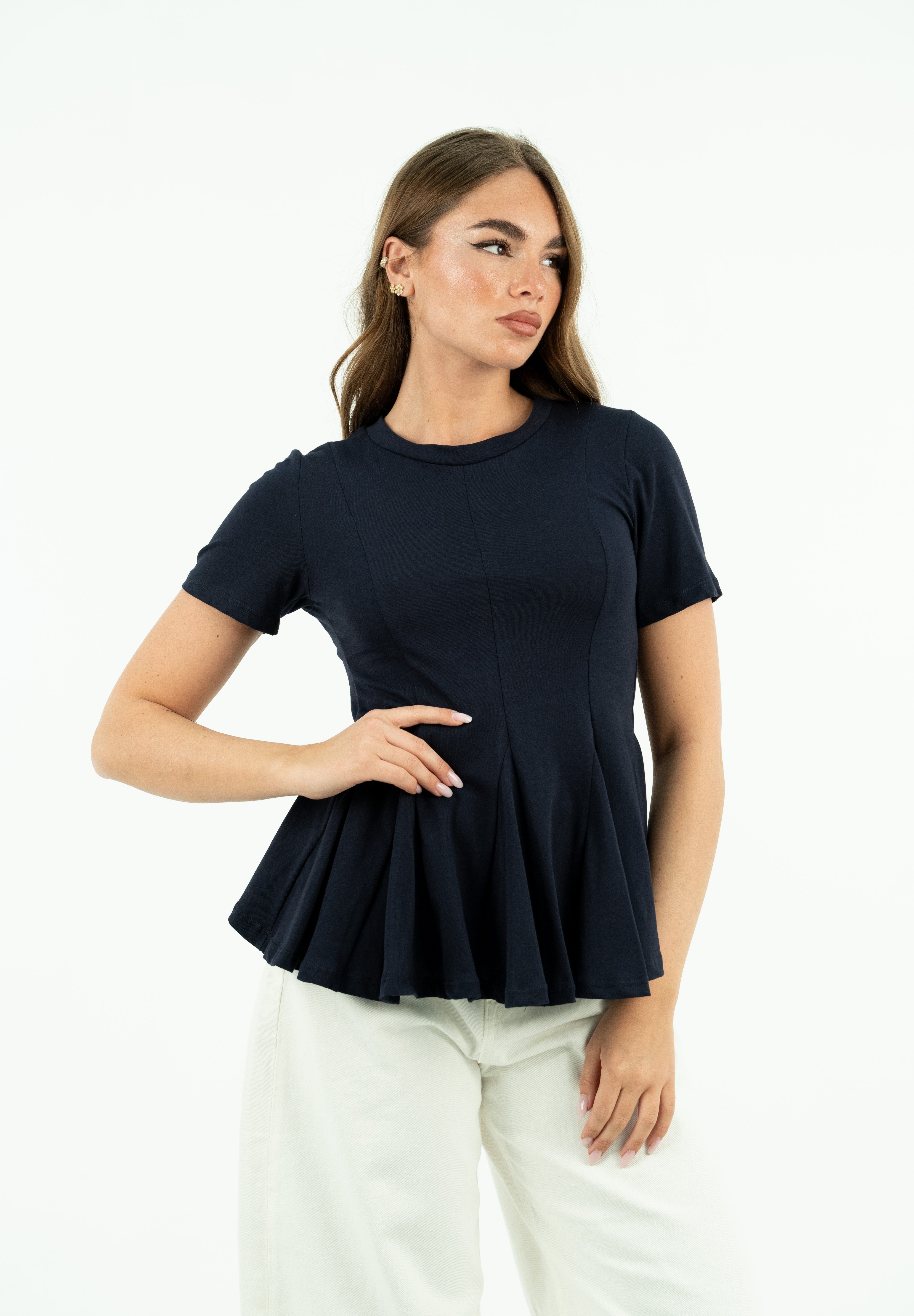 T-SHIRT SELENE BLU